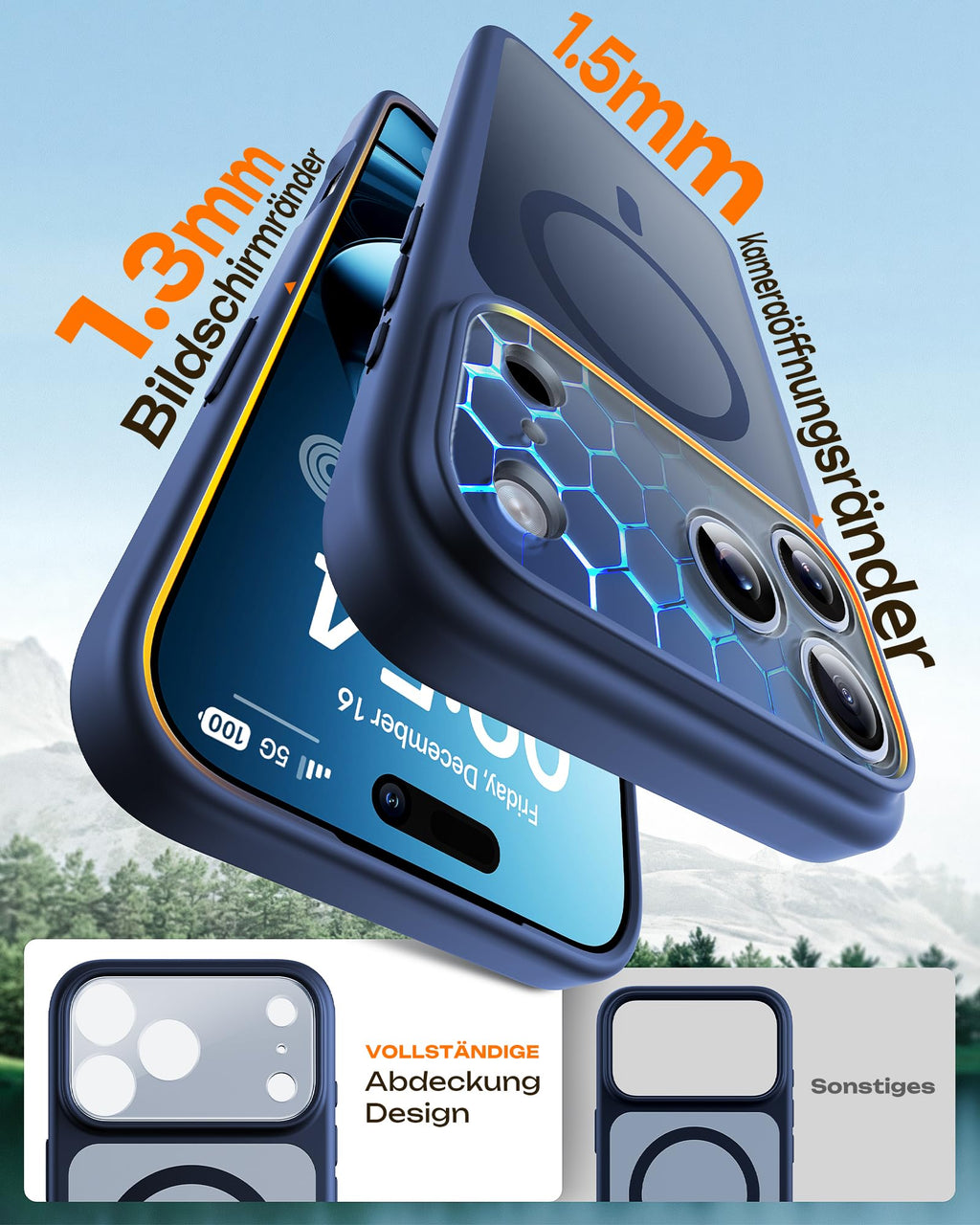 iPhone 17 Pro Case, MagSafe, Blue