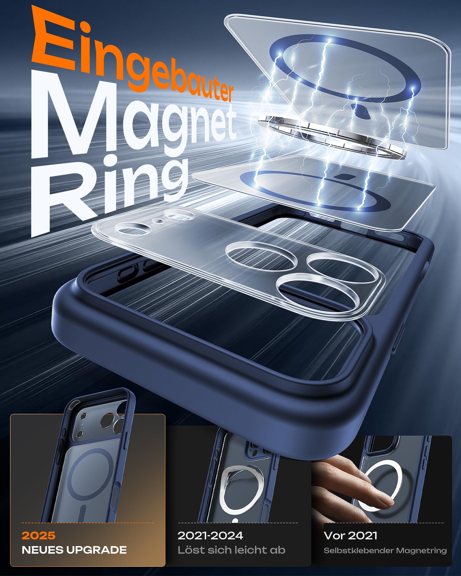 iPhone 17 Pro Case, MagSafe, Blue