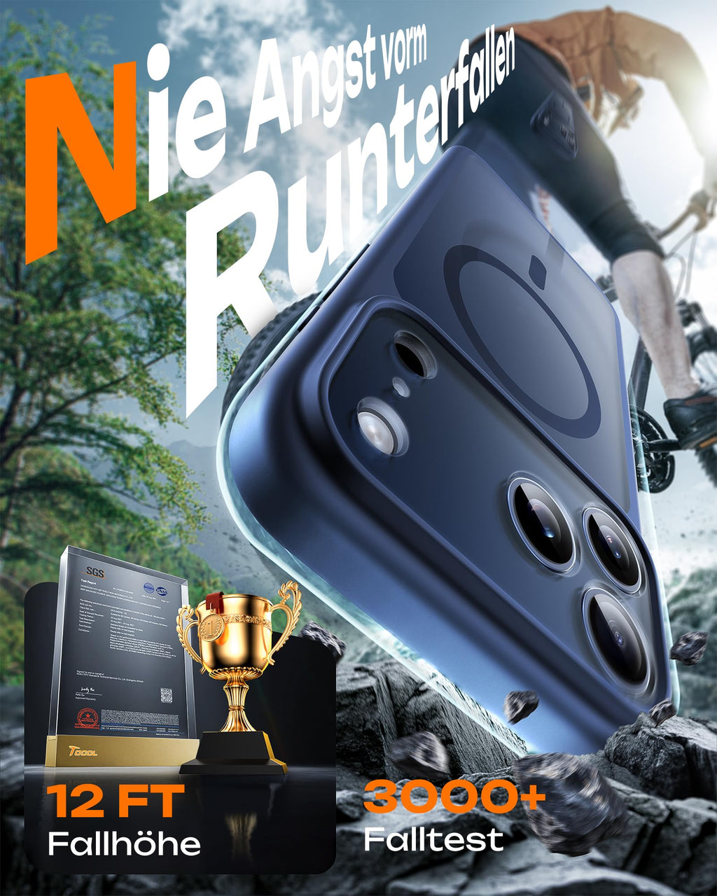 iPhone 17 Pro Case, MagSafe, Blue